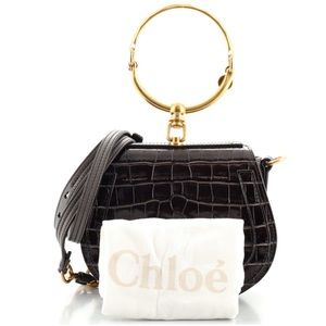 CHLOE Nile Crossbody Bag - Crocodile Embossed Leather ✨ SOLD ✨